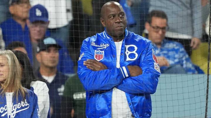 Magic Johnson’s painfully obvious World Series Game 5 post goes mega