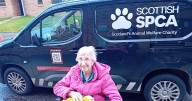 Wish comes true for Bellshill care home resident after special visit to Scottish SPCA