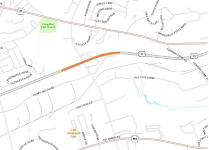 Lancaster County drivers should plan for this overnight Route 30 lane restriction this week