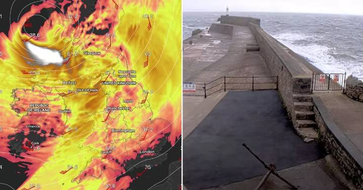 Storm Amy WATCH LIVE as UK weather webcams capture terrifying 100mph winds across Britain