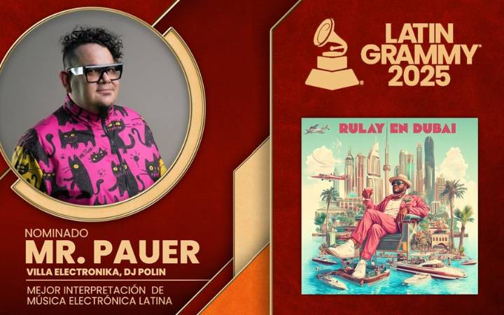 Mr. Pauer representará a Venezuela en los Latin Grammy 2025 