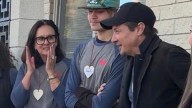 Actor Jeremy Renner helps former foster kids move into first homes