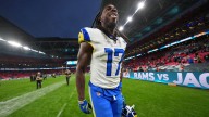 Rams’ Davante Adams drops mic on Wembley hat trick