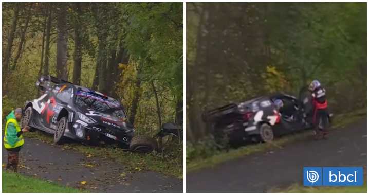 Drama en el Rally Mundial: Ogier sufre accidente, abandona en Europa Central y se aleja del título