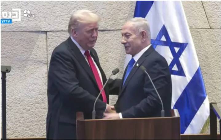 Trump alaba su plan de paz como el “amanecer histórico de un nuevo Oriente Próximo” y tiende la mano a Irán