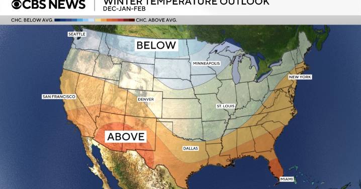 Maps show NOAA's new winter forecast for the U.S.