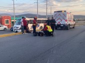 Motociclistas inexpertos terminan lesionados tras chocar contra camioneta de  Ramos Arizpe