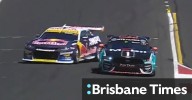 Supercars champ Will Brown narrowly avoids collision