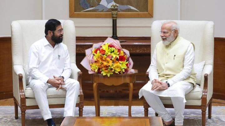 'Not Just PM, But Head Of NDA Family': Eknath Shinde Meets PM Modi In Delhi