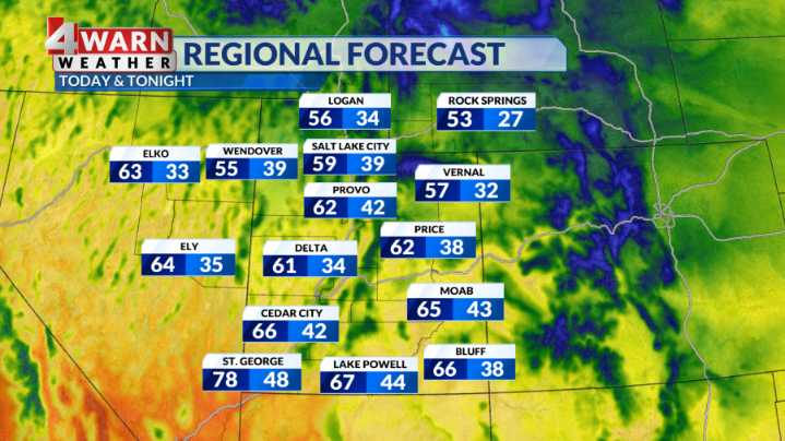 Hazy sunshine with a slow warm-up over the next few days