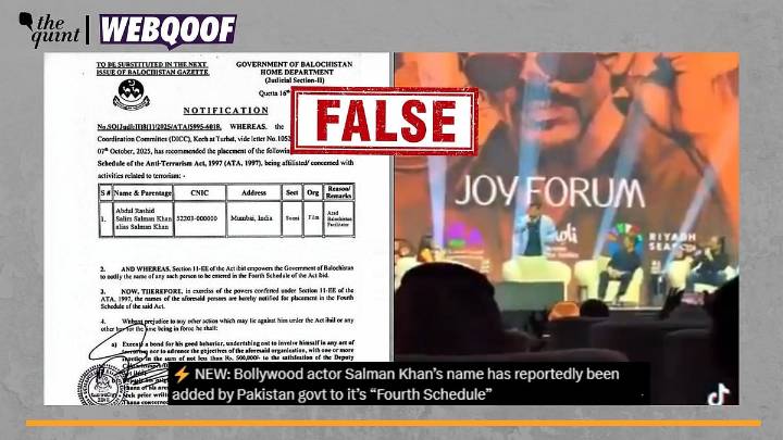 Did Pakistan Declare Salman Khan a “Terrorist” Following His Recent Remarks? No!