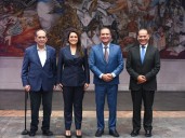 Tere Jiménez dialoga con exgobernadores en su Tercer Informe 2025