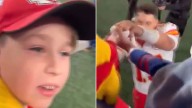 Young Kansas City Chiefs fan who had Patrick Mahomes' gift taken in 'Phillies Karen' incident sends 8