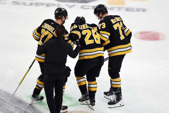 Elias Lindholm injury: Bruins coach expects more information on Friday