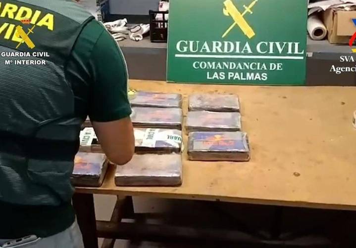 Localizan once kilos de cocaína ocultos en un contenedor del Puerto de Las Palmas procedente de Brasil