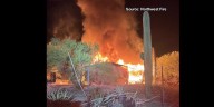 Northwest Fire crews respond to residential fire near Dove Mountain, Tangerine