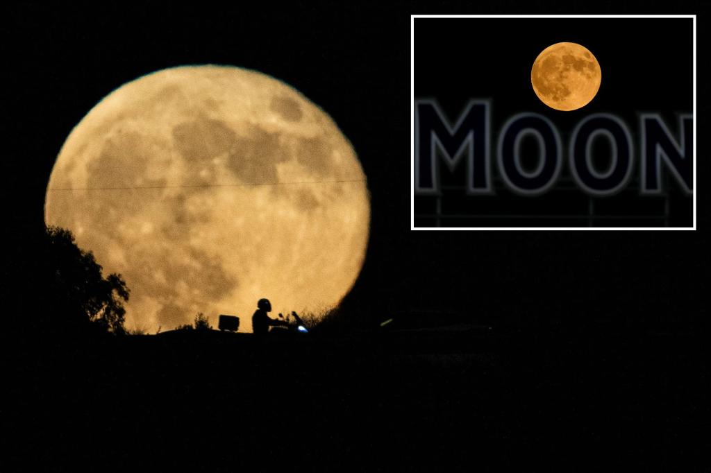The first supermoon of the year to appear on Monday