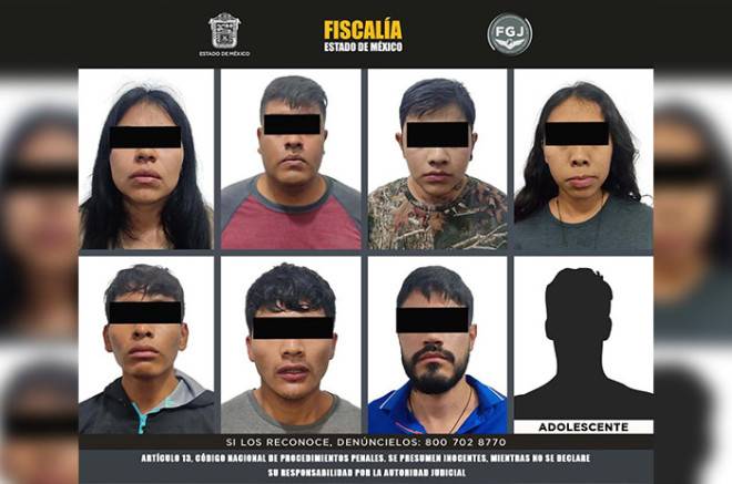 Capturan a célula delictiva del CJNG en Malinalco; aseguran armas, uniformes y narcóticos