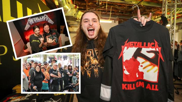 Metallica: Fans flock to Perth’s Murray Street Mall for limited-edition band merchandise ahead of show