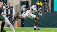 Michigan backs Morgan through receiver's struggles: 'He's a great player'