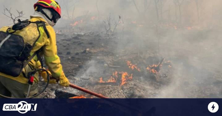 Córdoba: no hay fuego en el Condorito pero controlan "perímetros muy inestables"