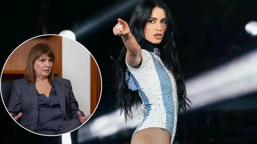 Lali Espósito cruzó en su show a Patricia Bullrich por lo que dijo contra el feminismo