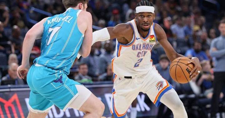 Shai Gilgeous-Alexander plays in first preseason game this season in Oklahoma City Thunder’s 122