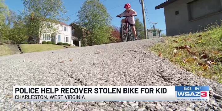 Police help recover stolen bike for boy