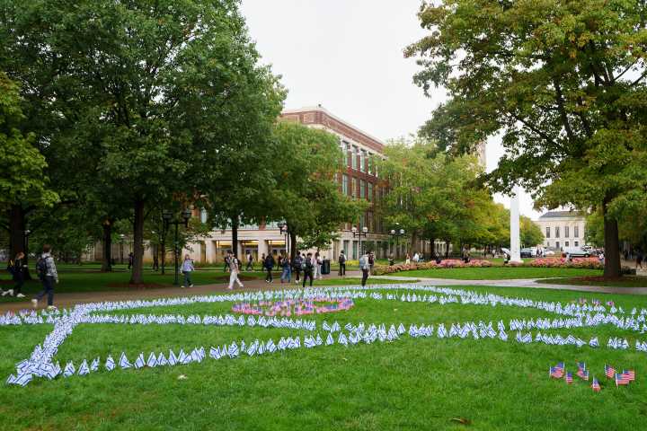 Students Supporting Israel hosts vigil honoring 2-year anniversary of Oct. 7 attack