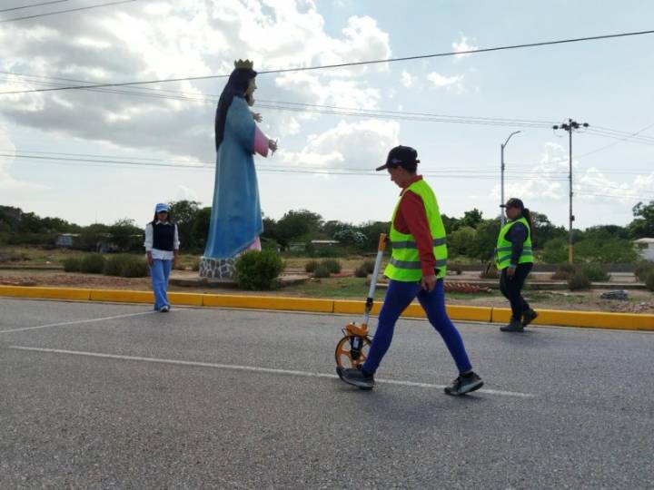 INTT e Invitrane trabajan en señalización y demarcación vial de Nueva Esparta