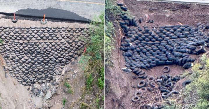 Alcaldesa de Cananea gestiona reparación de socavón en carretera a Ímuris