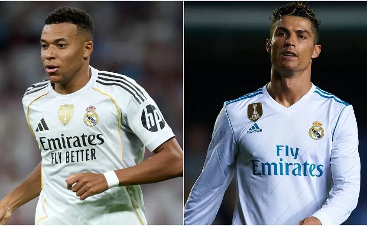 Kylian Mbappe matches Cristiano Ronaldo in impressive feat with Real Madrid