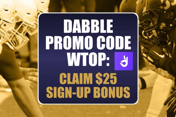 Dabble Promo Code WTOP: Redeem $25 Sign-Up Bonus for CFB, MLB, NFL Picks