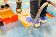 Hundreds of kids get a free pair of Nikes at DC elementary school