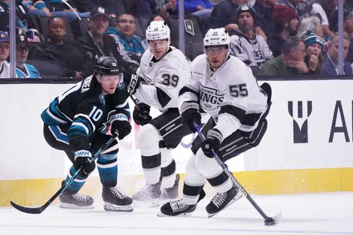 Brandt Clarke nets winner as Kings hold off Sharks - The Rink Live | Coverage of youth, junior, high school and college hockey
