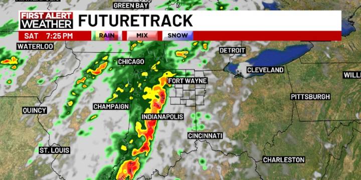 First Alert Forecast: Tracking periods of rain, wind over the weekend