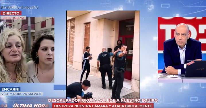 Agreden en directo al equipo de 'En boca de todos': «Pensaba que nos mataba»