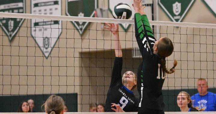 Ichabod Crane girls' volleyball vs. Schalmont: 12 Photos