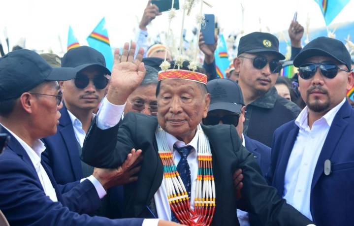 Muivah returns to Somdal, his birthplace, after over 50 years