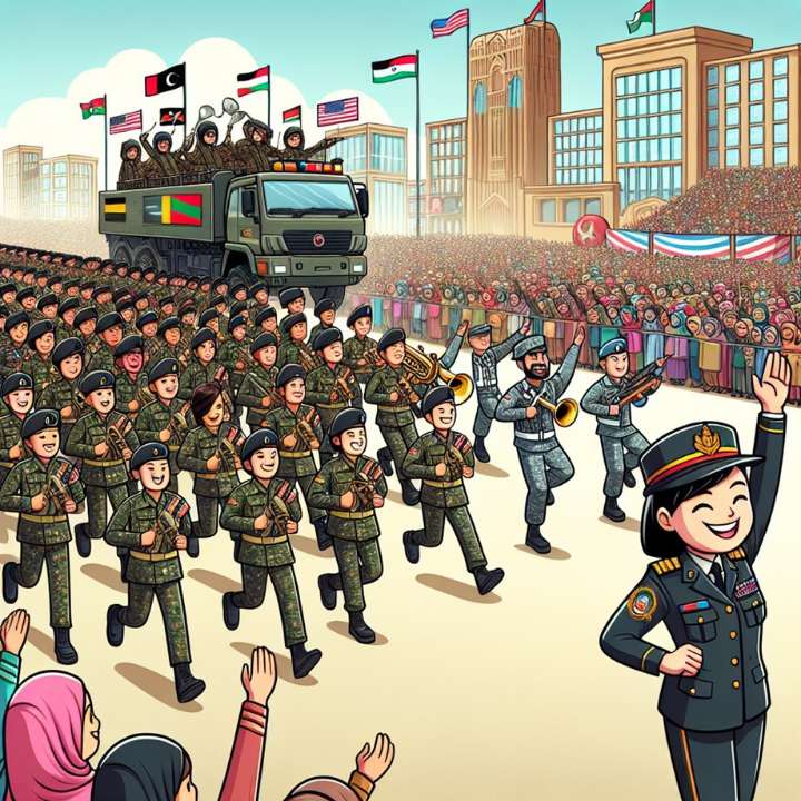 North Korea Unveils Military Might at Grand Parade