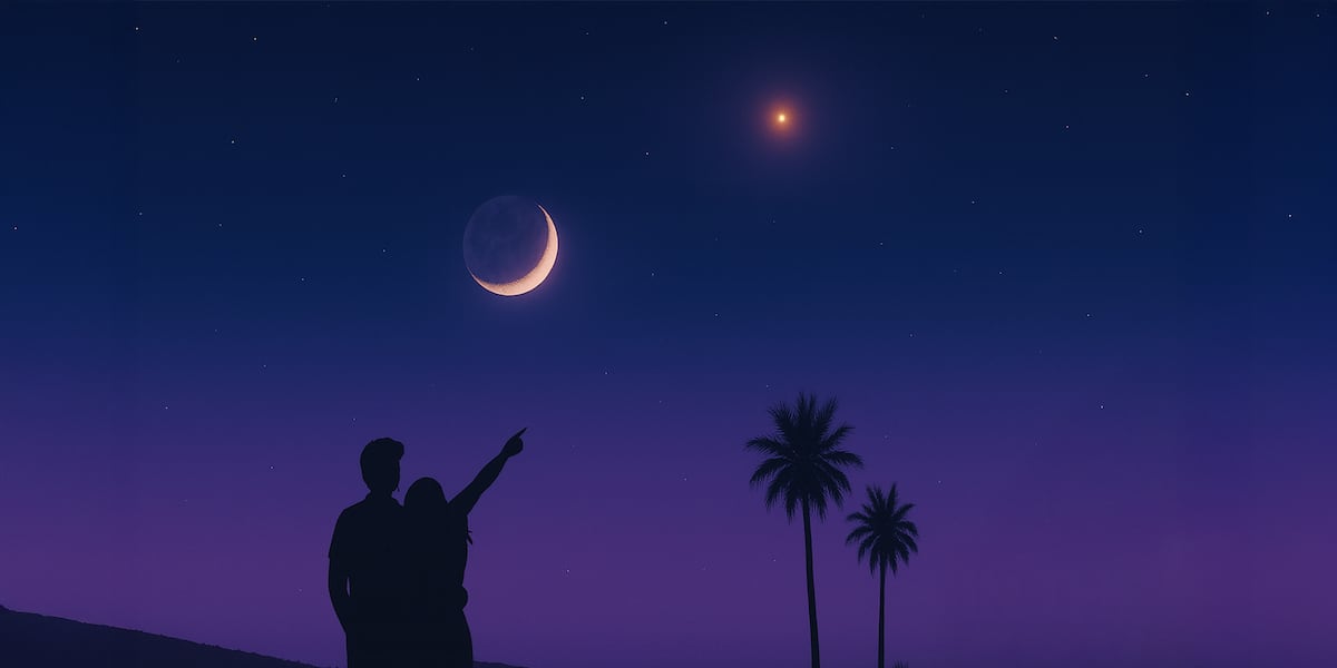 How to see the Moon paired with Jupiter Wednesday morning!