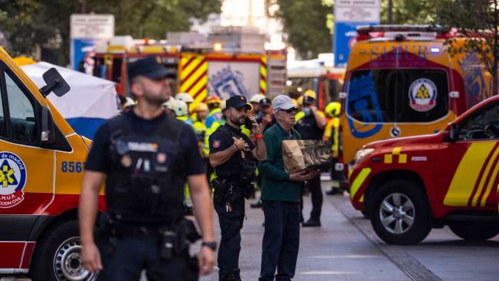 Derrumbe de un edificio en Madrid, cerca de Ópera, en directo: desaparecidos, heridos y última hora