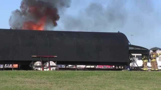 Louisville airport simulates emergency situations, including full
