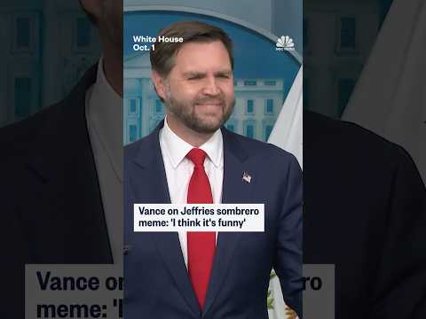 Vance on Jeffries sombrero meme: 'I think it's funny'