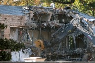 White House East Wing facade demolished for ballroom