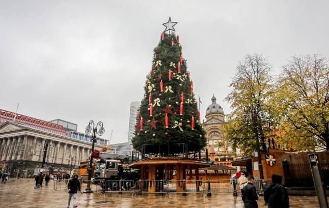 Too soon? Birmingham locals slay council for putting up Christmas tree two months early