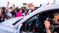 Protesters meet federal agents arriving in the Bay Area
