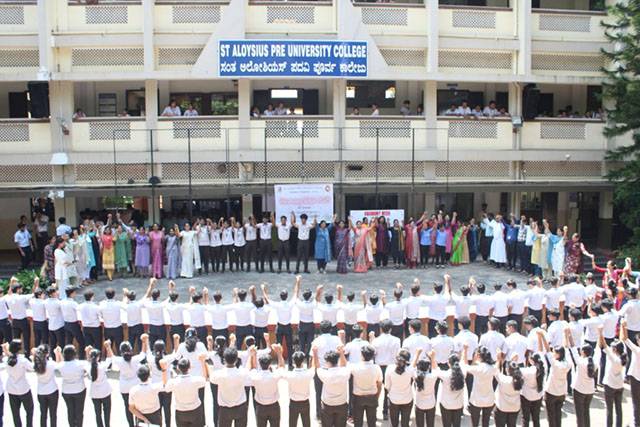 St Aloysius PU College celebrates Harmony Week 2025