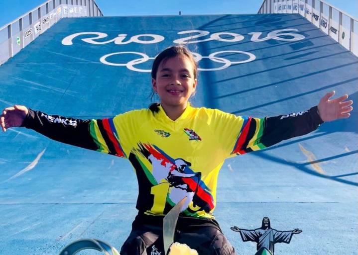 Luciana Armilla triple campeona internacional de bicicross