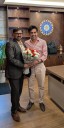 Satish Sharma interacts with BCCI President